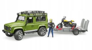 Bruder Land Rover Defender Vozidlo s prívesom,