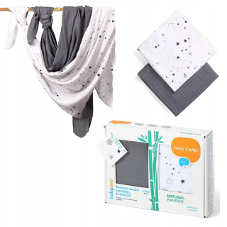 Babyono bambus Swaddle 120x120 - 2s