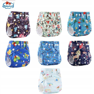 Babyland Organic Dlien Plienky 7ks/letová babička babička P