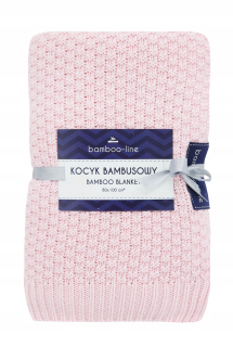 Bambooline detská prikrývka bambusový prášok ružový