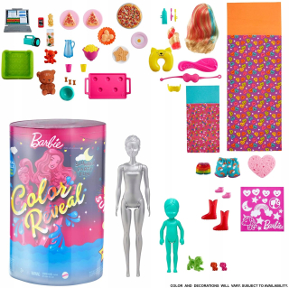 Barbie Color odhaľte pyžamá Party Doll Set 50