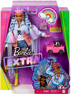 Barbie Extra Grn29 Rainbow Fashionist Braid