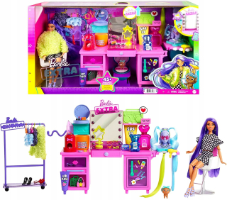 Barbie šatňa mega set + bábika + príslušenstvo