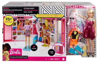 Barbie Dream Scadrobe pre bábiky