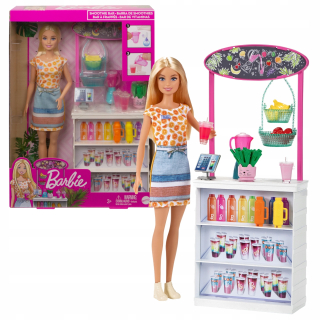 Barbie smoothie bar set + grn75 bábika