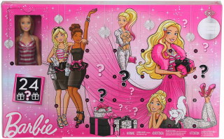 Barbie Shiny Advent Calendar s bábikou