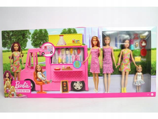 Barbie Food Truck + Doll Family GWJ58 /1
