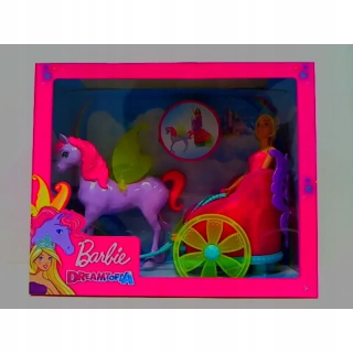 Barbie Doll + Chariot + Pegaz GJK53 /2