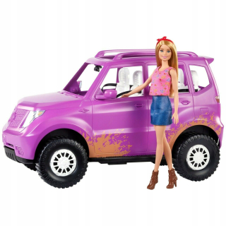 Barbie fialové vozidlo SUV Barbie Farmer GHT18