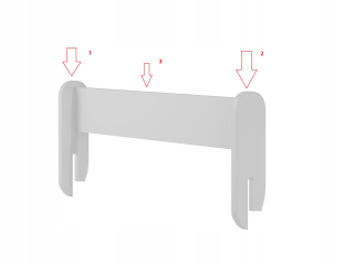 Detská bariéra detskej postieľky 120 cm