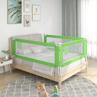 Detská bariéra detskej postieľky, zelená, 100x25