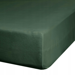Bavlna s elastickou zelenou 180 x 200