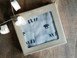 Bavlnená prikrývka Lula Design Sheep Sheep