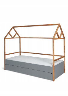 Bellamy Lotta Gray Bed House 200x90