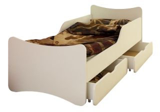 BestForkids Bed+Rám+matrac+zásuvky 90x180