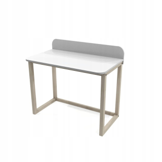 Biely stôl pre dieťa, drevo, B-Des6 100 cm