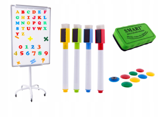 Biela mobilná doska Flipchart 70x100 + príslušenstvo