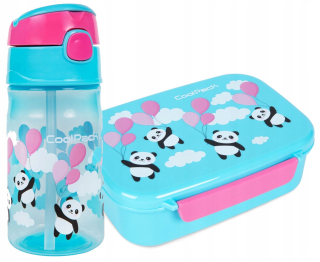 Fľaša na fľašu s vodou Panda Breakfast Set