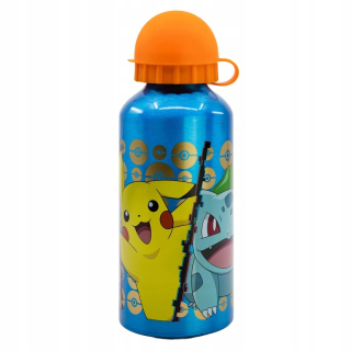 Eco hliníková fľaša s vodou 400 ml pokémon Pikachu