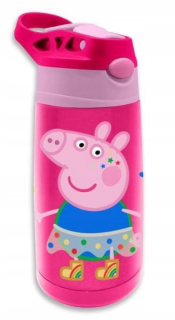 Oceľová fľaša na vodu 400 ml peppa pippa pp17062 Euro Euro