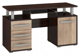 Desk 03 Nábytok Anjel Sonoma Jasna/Dark Sonoma