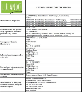 Prikrývka Lando 80 x 100 cm odtiene námorníckej modrej