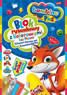Kreslenie bloku A4 16K Farebné karty + PLN/SR