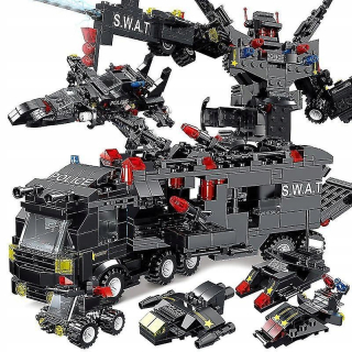 Policajné stavebné bloky Robot City Police STA