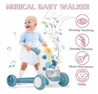 Blue - Baby Walker s hudbou a svetlom