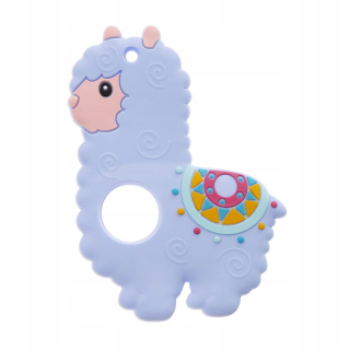BOCIOLAND Silikón Teether Blue Lama