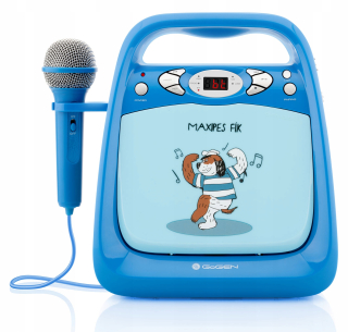 Boombox Bluetooth Microfone Karaoke USB CD [E914