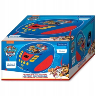 Boombox paw psi hliadka CD prehrávač Aux psov