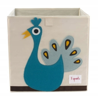 Box pre hračky 3 klíčky 39 x 39 cm viacfarebné
