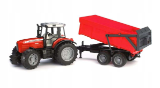Bruder 02045 Tractor Massey Ferguson s prívesom