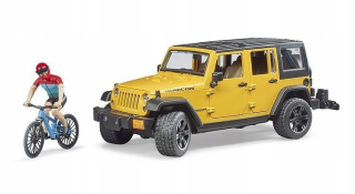 Bruder 02543 Jeep Wrangler Rubicon Bicykel