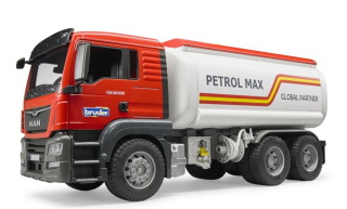 Bruder 03775 mužský benzínový tanker s vodným čerpadlom