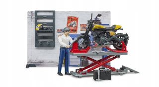 Bruder 62102 Workshop motocykla Ducati