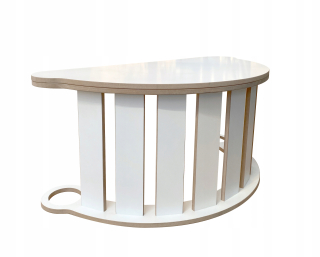 Drevené rocker 100 cm + biely top 2in1 montessori