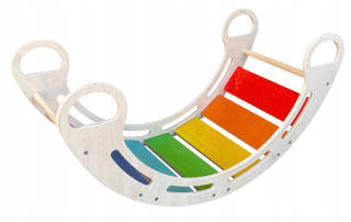 Drevené hojdanie, Bujaczek - Montessori farebný