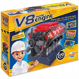 Bukový motor Model V8 Construction Set +8