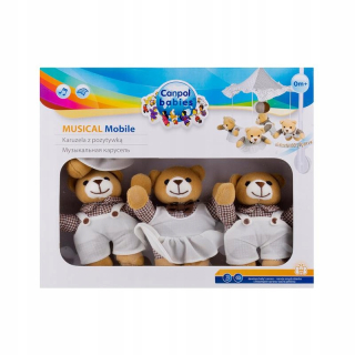 Canpol plyšový karusel Teddy Bear Music Box 2/374