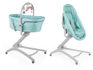 CHICCO BABY HUG 4v1 Detská postieľka, kreslo, stolička 24h