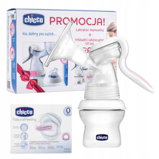 Chicco Manual Manual Pumber + fľaša cumlíka