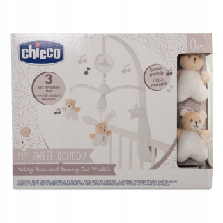 Chicco My Sweet Doudou Carousel Bear & Rabbit