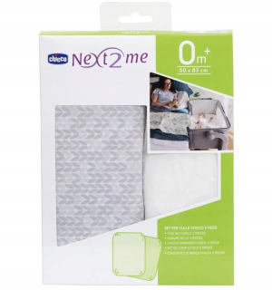 CHICCO PREStieradlo do postieľky NEXT2ME 2KS Tric