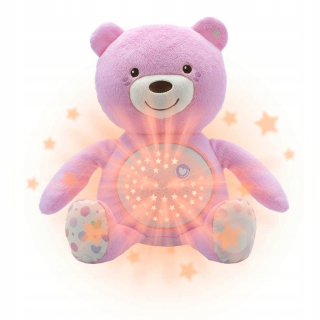 Chicco Bear s projektorom 3in1 Cuddly Lamp 0+