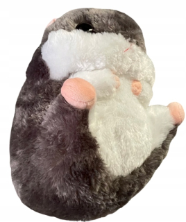 Škrečok 2in1 prikrývka 100 x 150 cm šedá Cuddly
