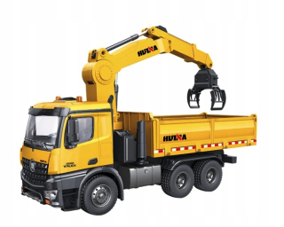 Tipper Truck s žeriavom 1:14 RC Huina 1575