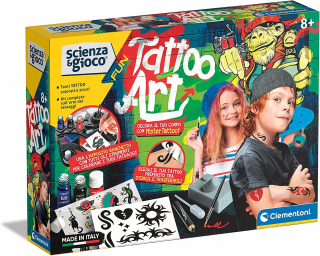 Clementoni Crazy Tattoos Tattoo Set