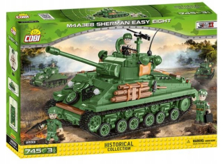 COBI 2533 Historická zbierka WWII M4A3E8 Sherma